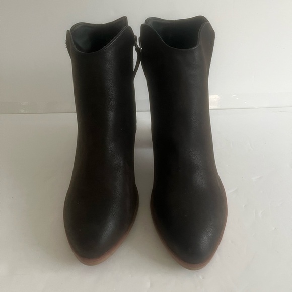 MIA Women's Patton Chocolate Ankle Stacked Heel Boots Bootie’s Shoes Size 9 NWT - Picture 5 of 9